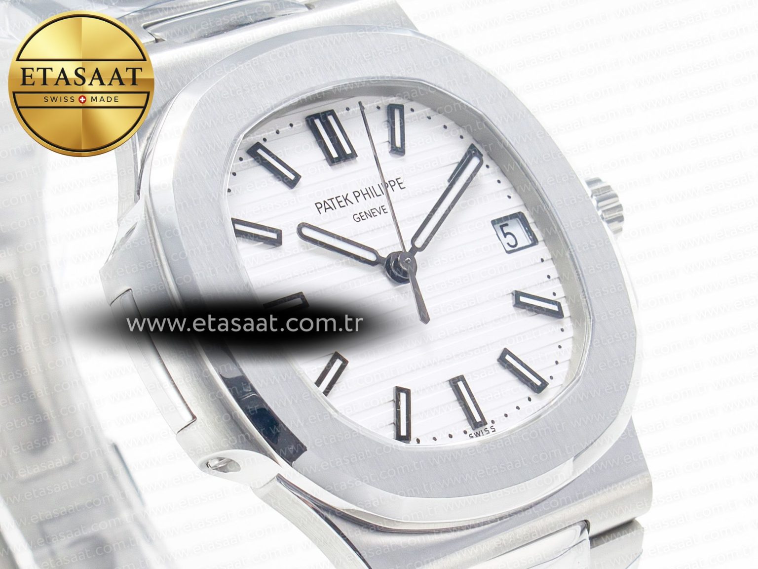 Nautilus 5711/1A PPF 1:1 Best Edition White Textured Dial on SS Bracelet 324CS V3 - Görsel 5