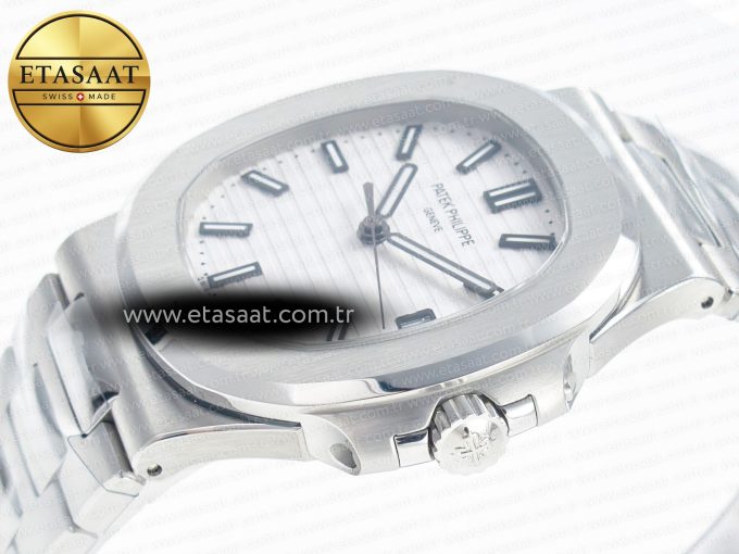 Nautilus 5711/1A PPF 1:1 Best Edition White Textured Dial on SS Bracelet 324CS V3 - Görsel 6