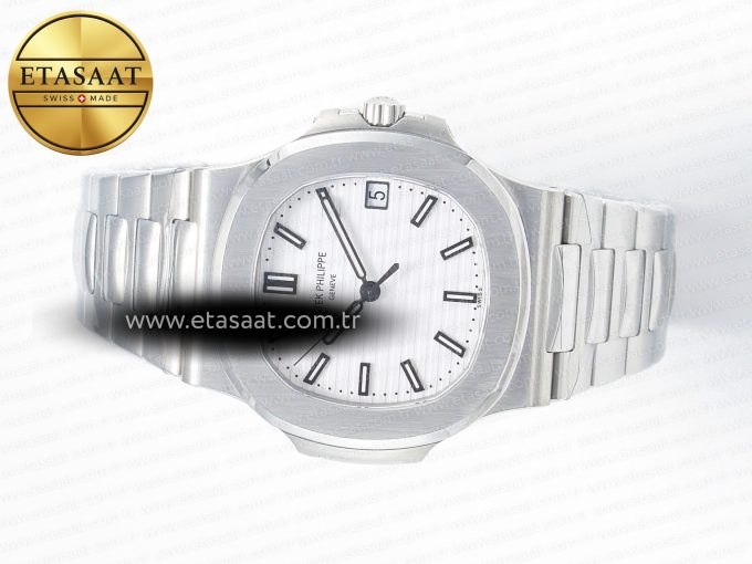 Nautilus 5711/1A PPF 1:1 Best Edition White Textured Dial on SS Bracelet 324CS V3 - Görsel 9