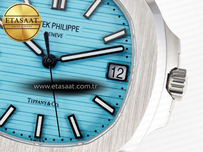 Nautilus 5711 3KF 1:1 Best Edition Tiffany Blue Dial on SS Bracelet A324 Super Clone V2 - Görsel 11