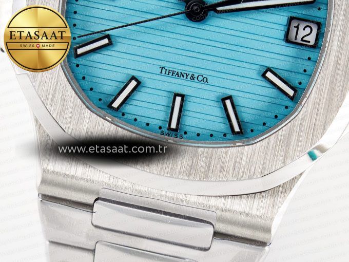 Nautilus 5711 3KF 1:1 Best Edition Tiffany Blue Dial on SS Bracelet A324 Super Clone V2 - Görsel 13