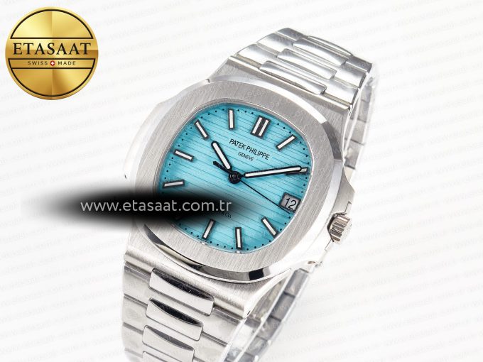 Nautilus 5711 3KF 1:1 Best Edition Tiffany Blue Dial on SS Bracelet A324 Super Clone V2 - Görsel 2