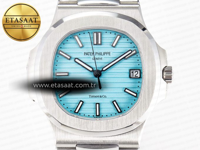 Nautilus 5711 3KF 1:1 Best Edition Tiffany Blue Dial on SS Bracelet A324 Super Clone V2 - Görsel 4