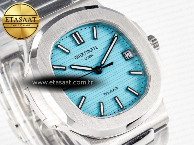 Nautilus 5711 3KF 1:1 Best Edition Tiffany Blue Dial on SS Bracelet A324 Super Clone V2 - Görsel 5
