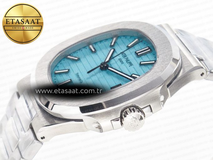 Nautilus 5711 3KF 1:1 Best Edition Tiffany Blue Dial on SS Bracelet A324 Super Clone V2 - Görsel 6