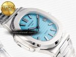 Nautilus 5711 3KF 1:1 Best Edition Tiffany Blue Dial on SS Bracelet A324 Super Clone V2 - Görsel 7