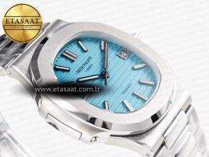 Nautilus 5711 3KF 1:1 Best Edition Tiffany Blue Dial on SS Bracelet A324 Super Clone V2 - Görsel 7