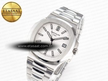 Nautilus 5711 3KF 1:1 Best Edition White Dial on SS Bracelet A324 Super Clone V2