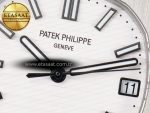 Nautilus 5711 3KF 1:1 Best Edition White Dial on SS Bracelet A324 Super Clone V2 - Görsel 10