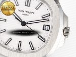 Nautilus 5711 3KF 1:1 Best Edition White Dial on SS Bracelet A324 Super Clone V2 - Görsel 11