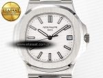 Nautilus 5711 3KF 1:1 Best Edition White Dial on SS Bracelet A324 Super Clone V2 - Görsel 4