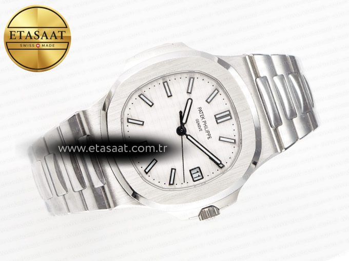 Nautilus 5711 3KF 1:1 Best Edition White Dial on SS Bracelet A324 Super Clone V2 - Görsel 8