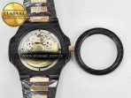 Nautilus 5711 DIW Carbon DIWF 1:1 Best Edition Black Textured Dial on Carbon/RG Bracelet 324CS - Görsel 17