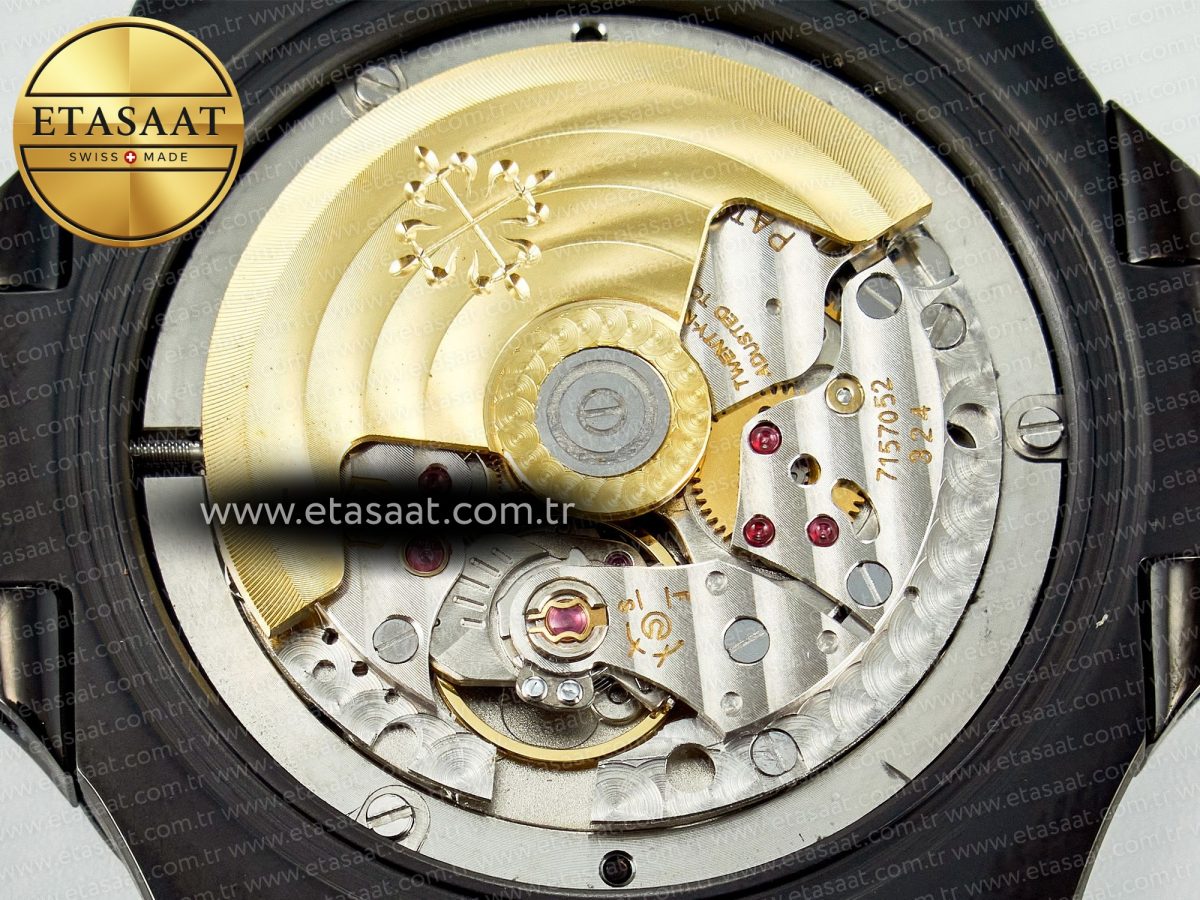 Nautilus 5711 DIW Carbon DIWF 1:1 Best Edition Black Textured Dial on Carbon/RG Bracelet 324CS - Görsel 20