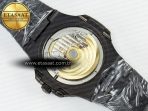 Nautilus 5711 DIW Carbon DIWF 1:1 Best Edition Green Textured Dial On Carbon Bracelet 324CS - Görsel 17