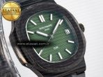 Nautilus 5711 DIW Carbon DIWF 1:1 Best Edition Green Textured Dial On Carbon Bracelet 324CS - Görsel 5
