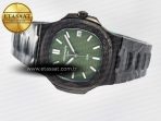 Nautilus 5711 DIW Carbon DIWF 1:1 Best Edition Green Textured Dial On Carbon Bracelet 324CS - Görsel 9