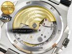 Nautilus 5711 SS 3KF 1:1 Best Edition Gray Textured Dial on Black Leather Strap A324 Super Clone V2 - Görsel 18