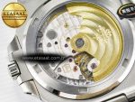 Nautilus 5711 SS 3KF 1:1 Best Edition Gray Textured Dial on Black Leather Strap A324 Super Clone V2 - Görsel 19