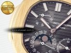 Nautilus 5712 RG PPF 1:1 Best Edition Brown Dial on Brown Leather Strap A240 Super Clone V2 - Görsel 10