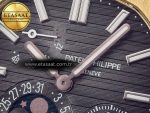 Nautilus 5712 RG PPF 1:1 Best Edition Brown Dial on Brown Leather Strap A240 Super Clone V2 - Görsel 11