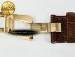 Nautilus 5712 RG PPF 1:1 Best Edition Brown Dial on Brown Leather Strap A240 Super Clone V2 - Görsel 32