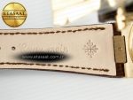 Nautilus 5712 RG PPF 1:1 Best Edition Brown Dial on Brown Leather Strap A240 Super Clone V2 - Görsel 33