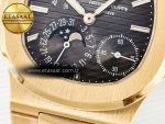 Nautilus 5712 RG PPF 1:1 Best Edition Brown Dial on RG Bracelet A240 Super Clone V2 - Görsel 13