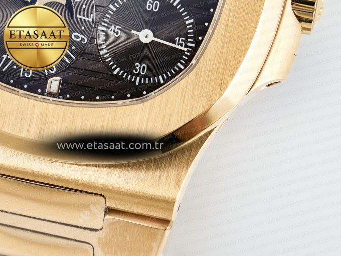 Nautilus 5712 RG PPF 1:1 Best Edition Brown Dial on RG Bracelet A240 Super Clone V2 - Görsel 14