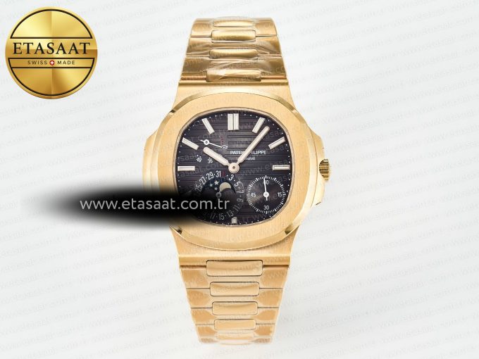 Nautilus 5712 RG PPF 1:1 Best Edition Brown Dial on RG Bracelet A240 Super Clone V2 - Görsel 3
