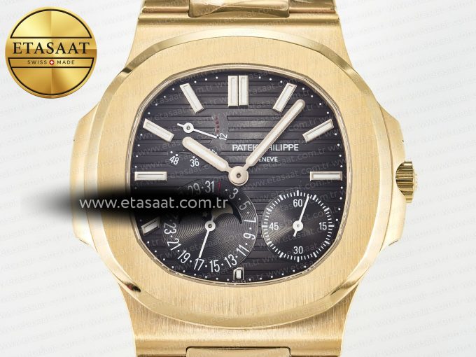 Nautilus 5712 RG PPF 1:1 Best Edition Brown Dial on RG Bracelet A240 Super Clone V2 - Görsel 4