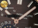 Nautilus 5712 RG PPF 1:1 Best Edition Brown Dial on RG Bracelet PPF240 Super Clone V4+ - Görsel 10