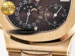 Nautilus 5712 RG PPF 1:1 Best Edition Brown Dial on RG Bracelet PPF240 Super Clone V4+ - Görsel 12