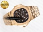 Nautilus 5712 RG PPF 1:1 Best Edition Brown Dial on RG Bracelet PPF240 Super Clone V4+ - Görsel 8