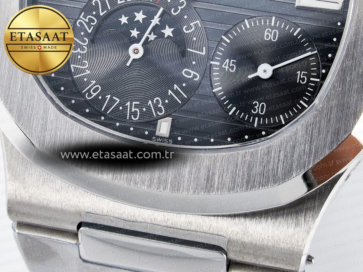 Nautilus 5712 SS OMEF 1:1 Best Edition Blue Dial on SS Bracelet A240 Super Clone - Görsel 12