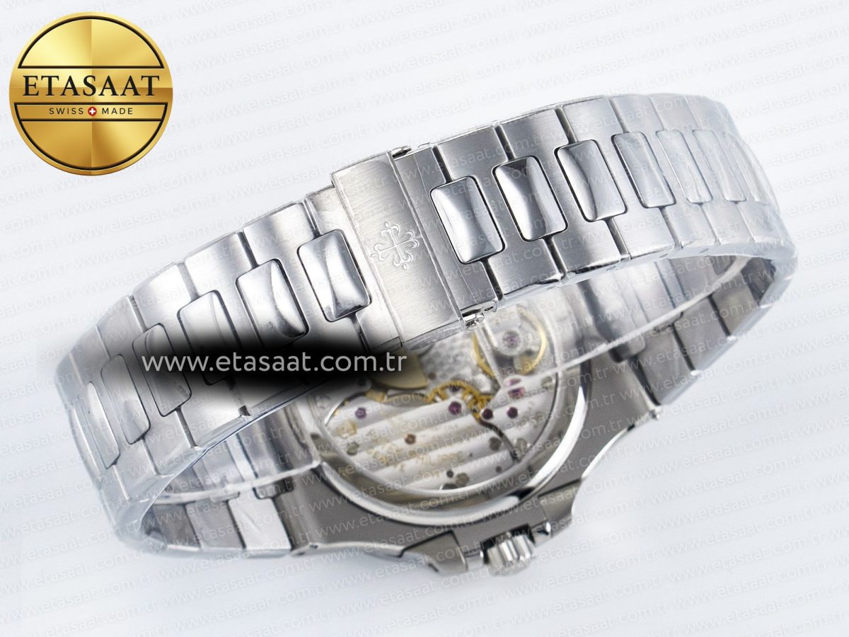 Nautilus 5712 SS OMEF 1:1 Best Edition Blue Dial on SS Bracelet A240 Super Clone - Görsel 17