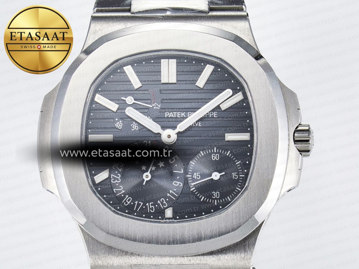 Nautilus 5712 SS OMEF 1:1 Best Edition Blue Dial on SS Bracelet A240 Super Clone - Görsel 4