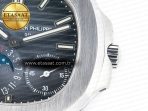 Nautilus 5712 SS PPF 1:1 Best Edition Blue Dial on Black Leather Strap A240 Super Clone V2 - Görsel 12
