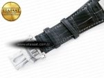 Nautilus 5712 SS PPF 1:1 Best Edition Blue Dial on Black Leather Strap A240 Super Clone V2 - Görsel 30