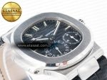 Nautilus 5712 SS PPF 1:1 Best Edition Blue Dial on Black Leather Strap A240 Super Clone V2 - Görsel 7