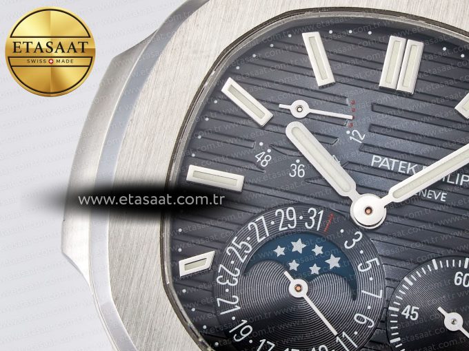 Nautilus 5712 Tiffany PPF 1:1 Best Edition Blue Dial on SS Bracelet A240 Super Clone V2 - Görsel 10