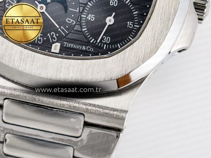 Nautilus 5712 Tiffany PPF 1:1 Best Edition Blue Dial on SS Bracelet A240 Super Clone V2 - Görsel 14