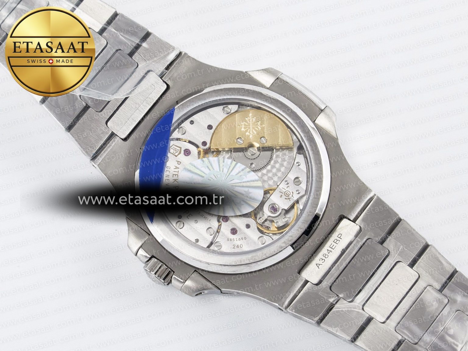 Nautilus 5712 Tiffany PPF 1:1 Best Edition Blue Dial on SS Bracelet A240 Super Clone V2 - Görsel 19