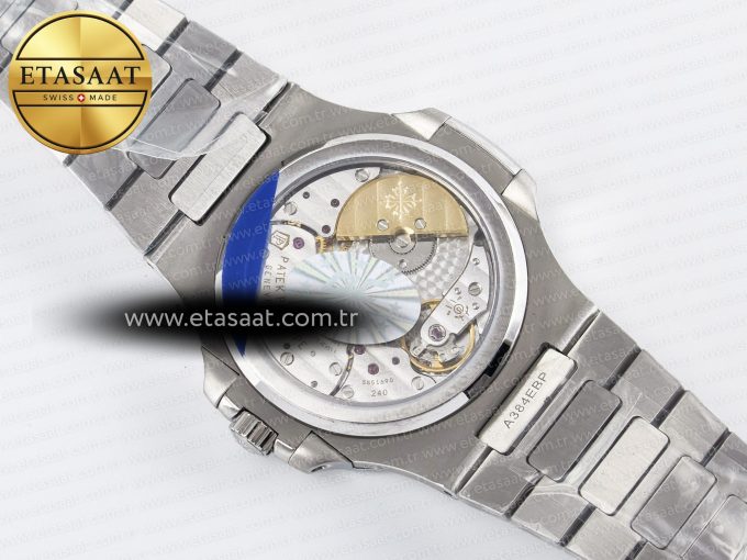 Nautilus 5712 Tiffany PPF 1:1 Best Edition Blue Dial on SS Bracelet A240 Super Clone V2 - Görsel 19