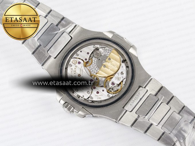 Nautilus 5712 Tiffany PPF 1:1 Best Edition Blue Dial on SS Bracelet A240 Super Clone V2 - Görsel 20
