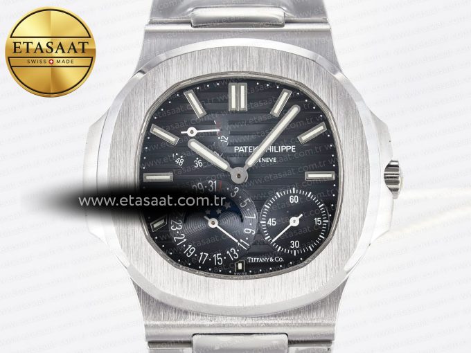 Nautilus 5712 Tiffany PPF 1:1 Best Edition Blue Dial on SS Bracelet A240 Super Clone V2 - Görsel 4
