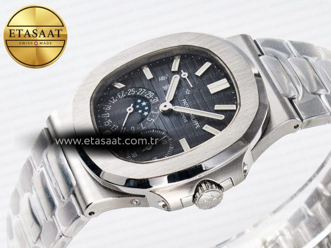 Nautilus 5712 Tiffany PPF 1:1 Best Edition Blue Dial on SS Bracelet A240 Super Clone V2 - Görsel 6
