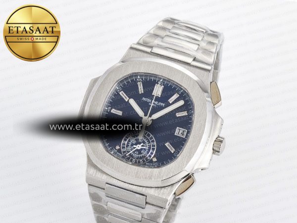 Patek Philippe Nautilus 5976 Blue Dial on SS Bracelet A7750