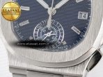 Patek Philippe Nautilus 5976 Blue Dial on SS Bracelet A7750 - Görsel 12