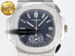 Patek Philippe Nautilus 5976 Blue Dial on SS Bracelet A7750 - Görsel 4